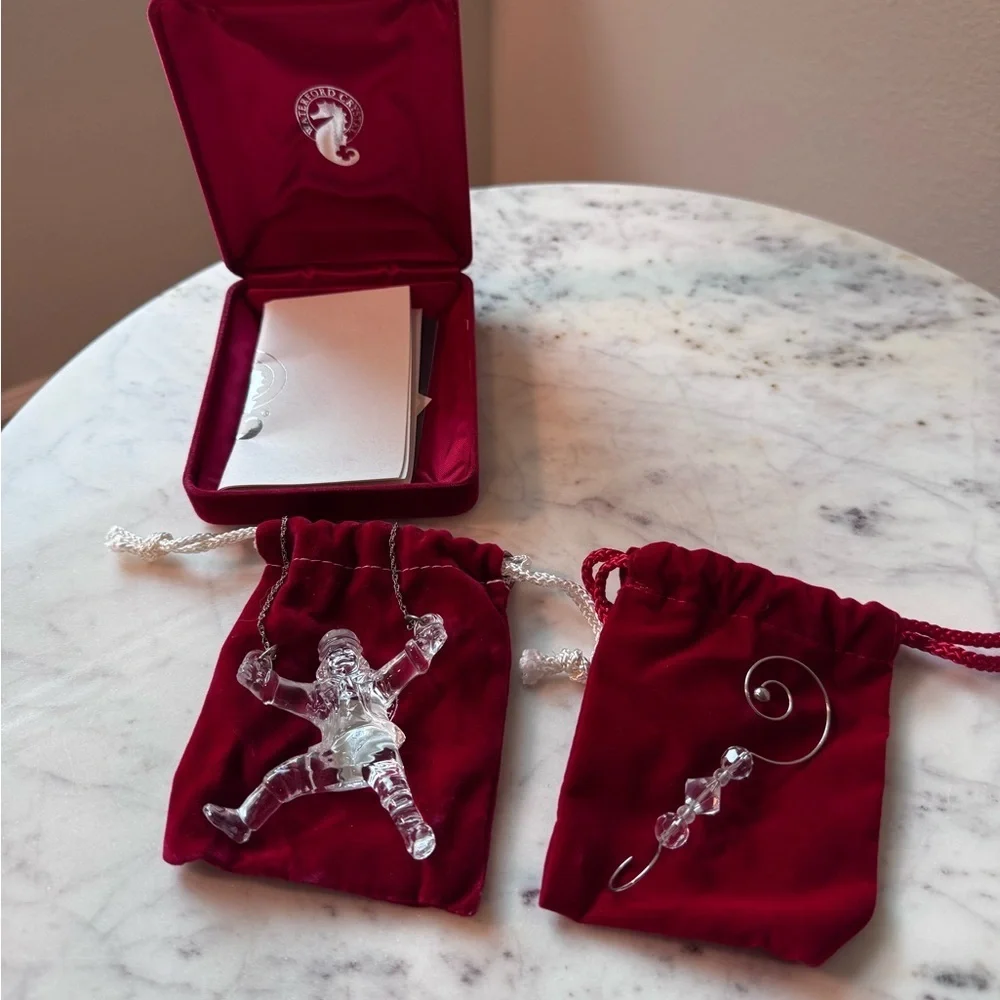 Waterford Crystal Ten Lords Leaping VTG 12 Days Of Christmas Ornament - 2004